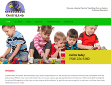 Tablet Screenshot of candylandacademy.com